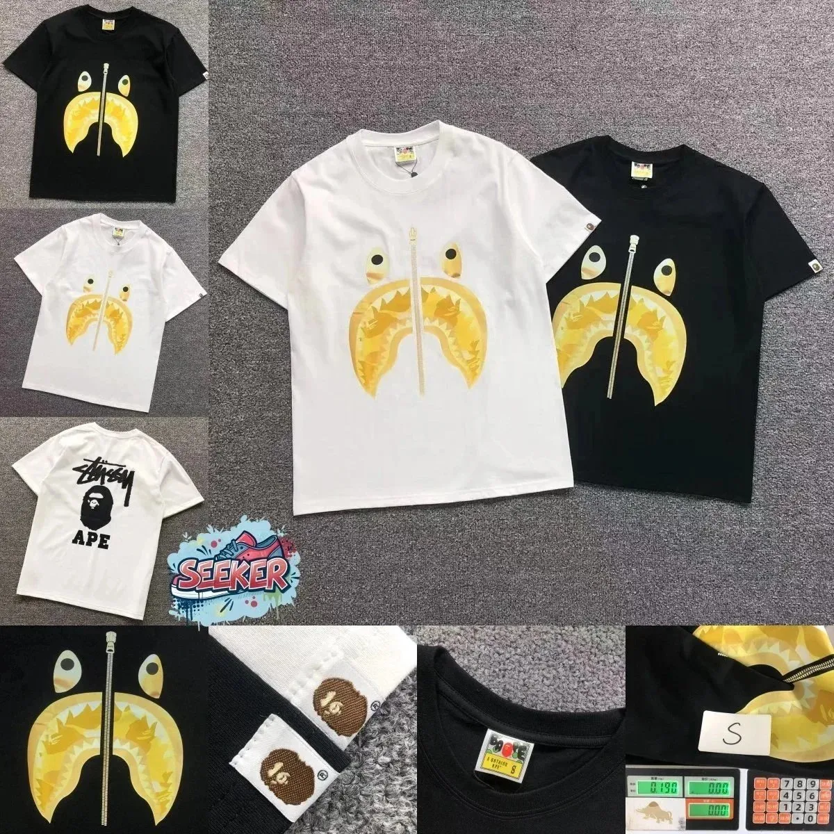 BAPE Shark Face T-Shirt [39 styles]