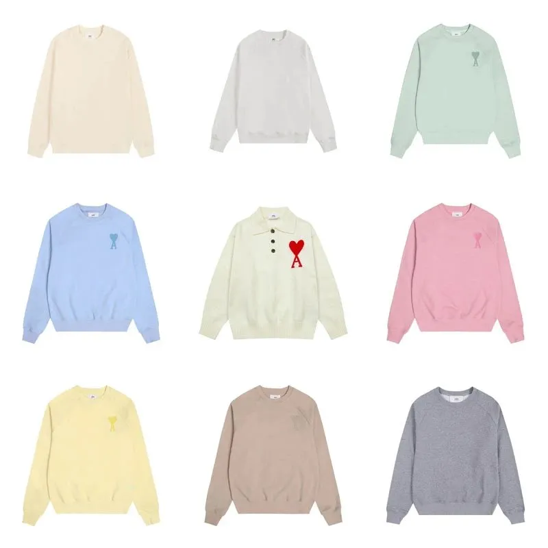 Ami Paris Heart Logo Sweatshirts [39 styles]