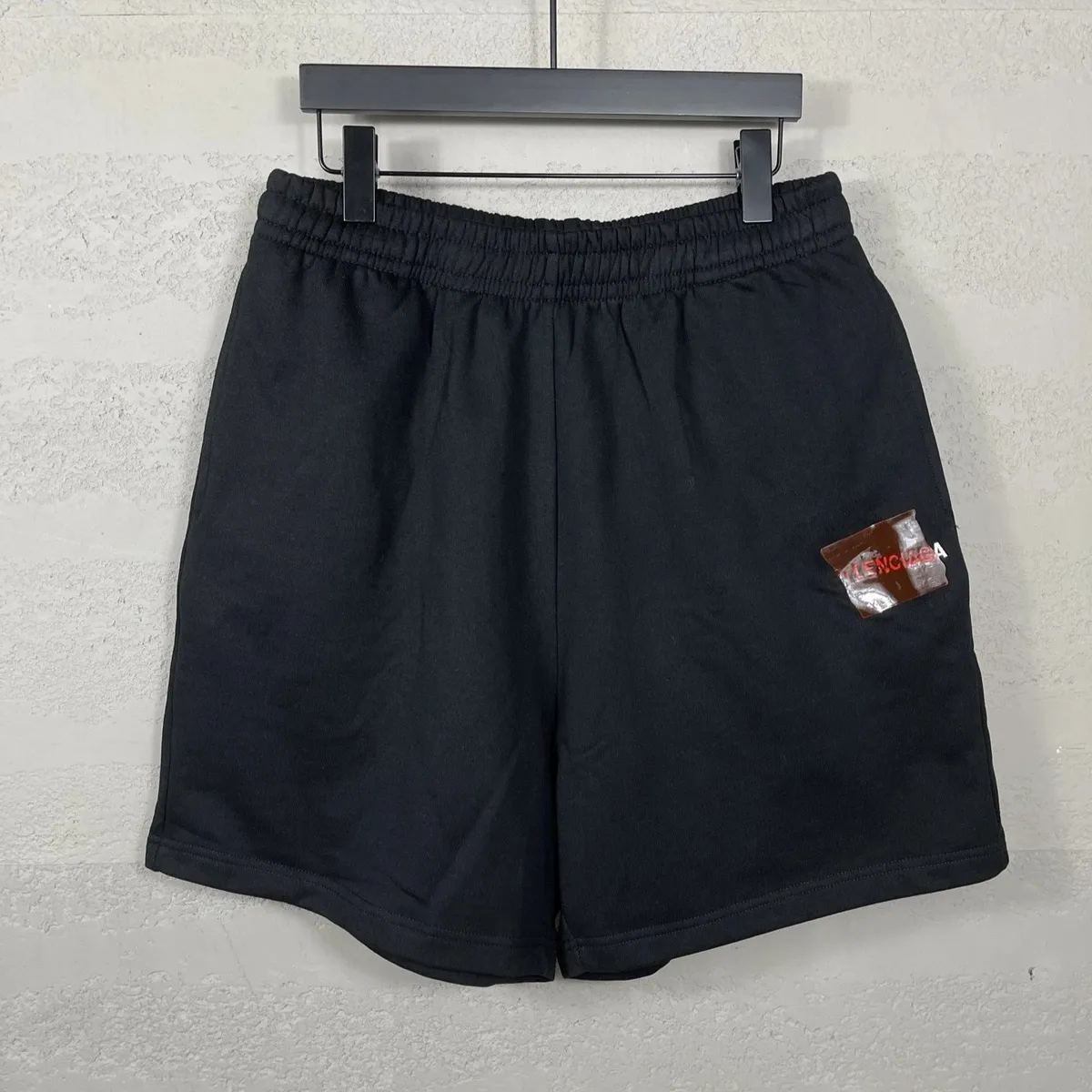Balenciaga Logo Patch Shorts