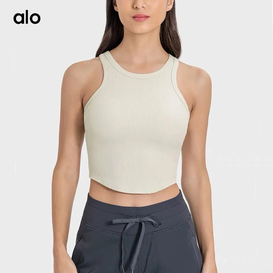 Alo Ribbed Crop Tank Top [4 styles]