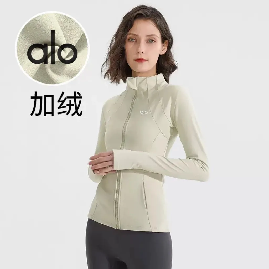 alo Fleece-Lined Long Sleeve Jacket [5 styles]