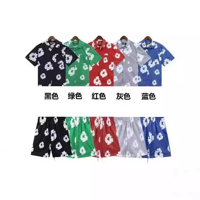 Floral Print Shirt/Shorts Set [10 styles]
