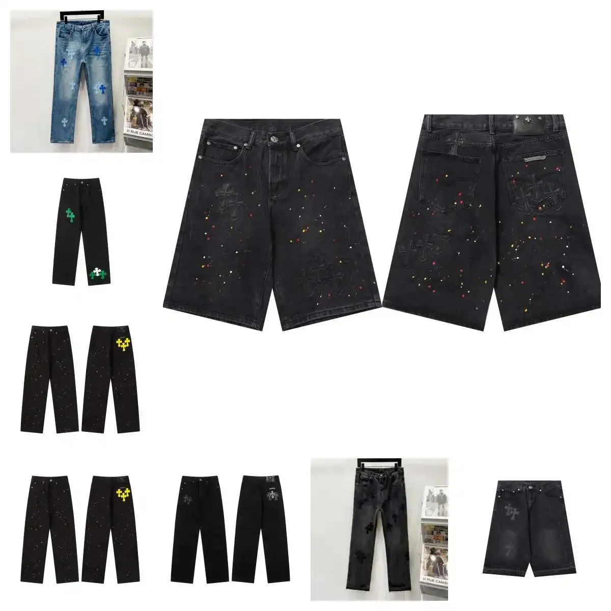 Chrome Hearts Denim Pants/Shorts [8 styles]