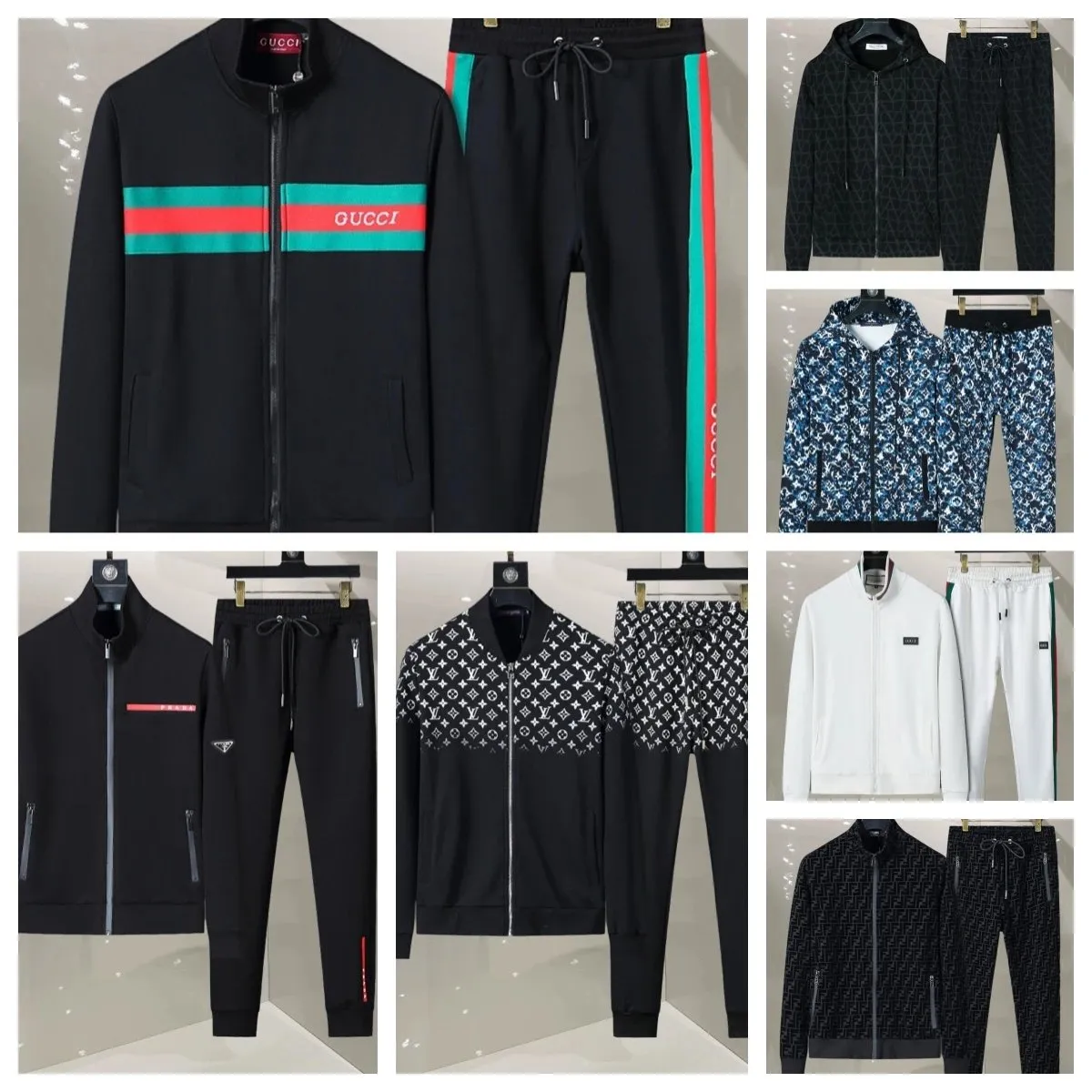 Gucci GG Supreme Track Suit Set [7 styles]