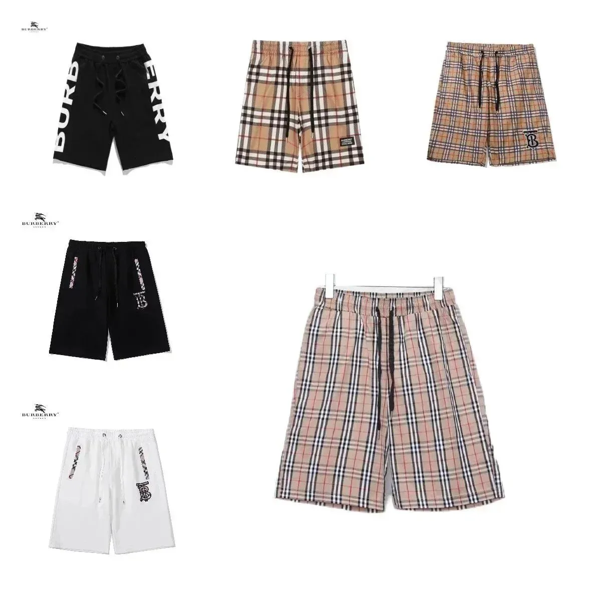 Burberry Check Print and Logo Shorts [17 styles]