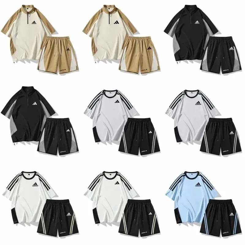 Adidas 3-Stripes Jersey/Shorts Set [40 styles]