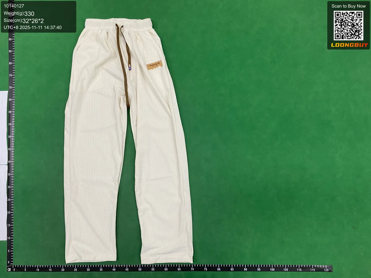 Casual Spring Pants for Men – Hong Kong Style, Instagram-Trendy, Loose-Fit Straight-Leg Trousers with Fashionable Label and Elastic Waistband