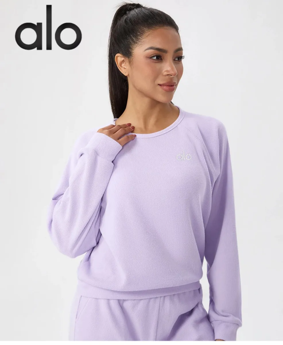 Alo Ribbed Crewneck Sweatshirt [4 styles]