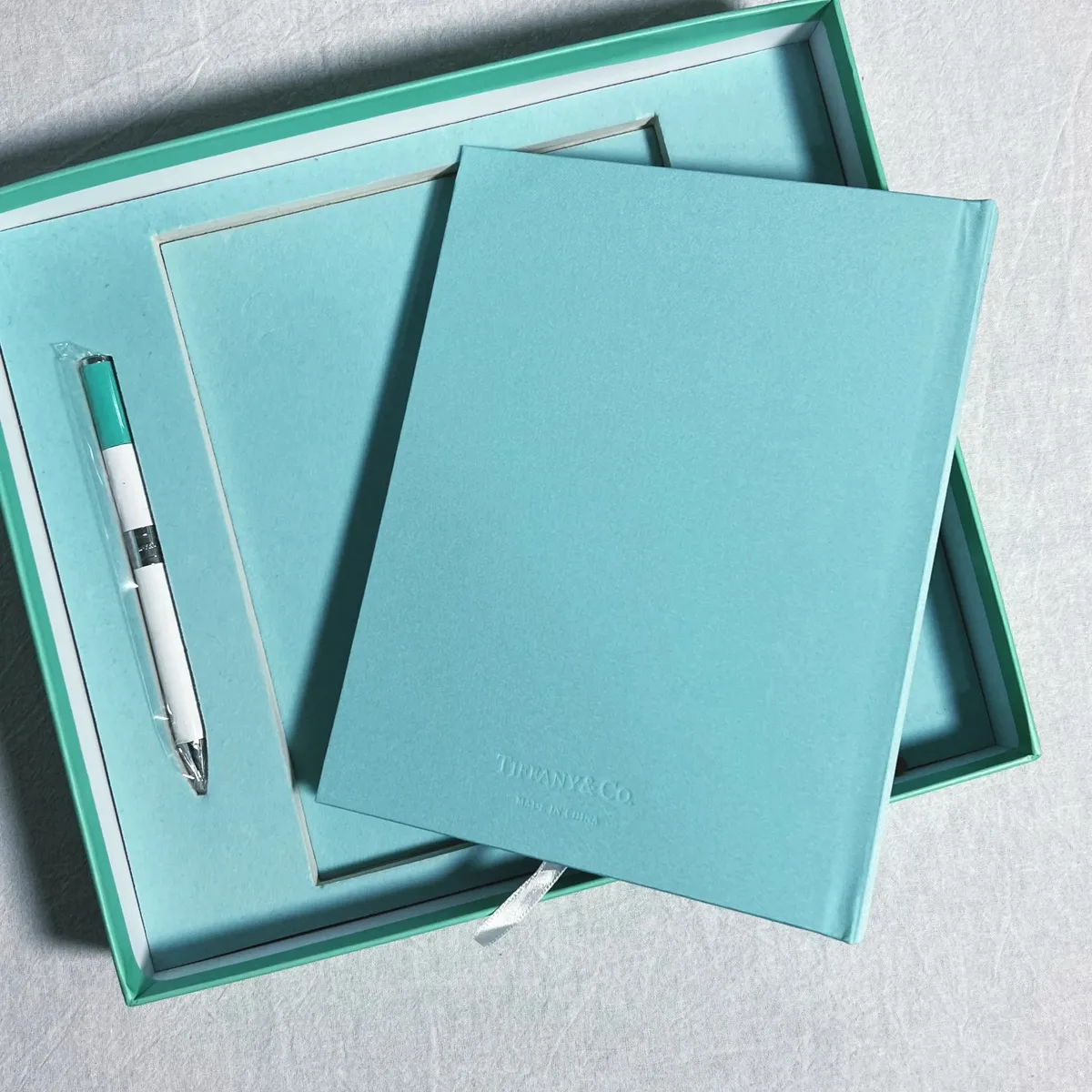 Tiffany & Co. Notebook and Pen Set