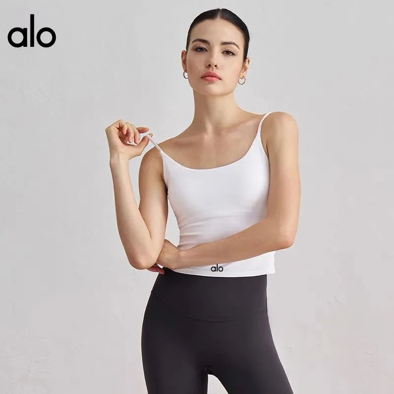 Alo White Scoop Neck Tank Top [5 styles]