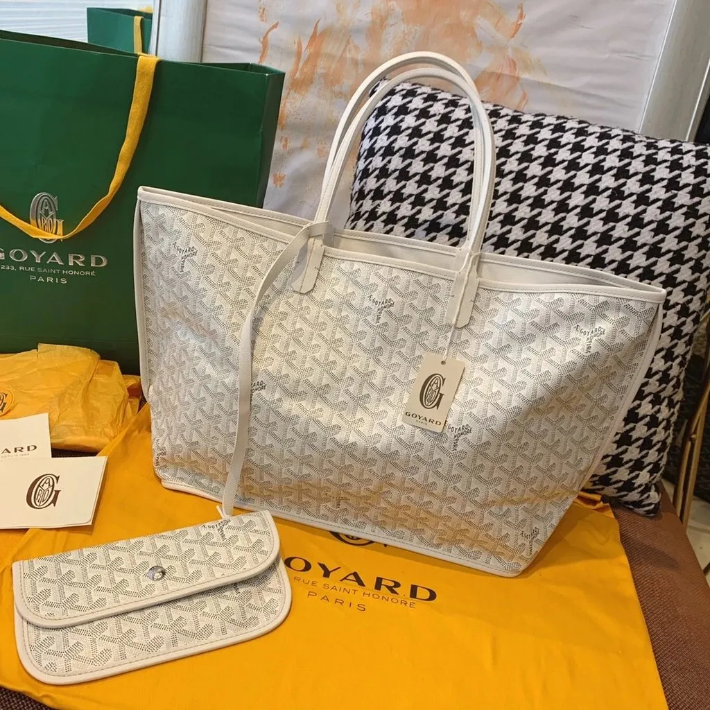 Goyard Saint Louis PM Tote Bag with Wallet Set