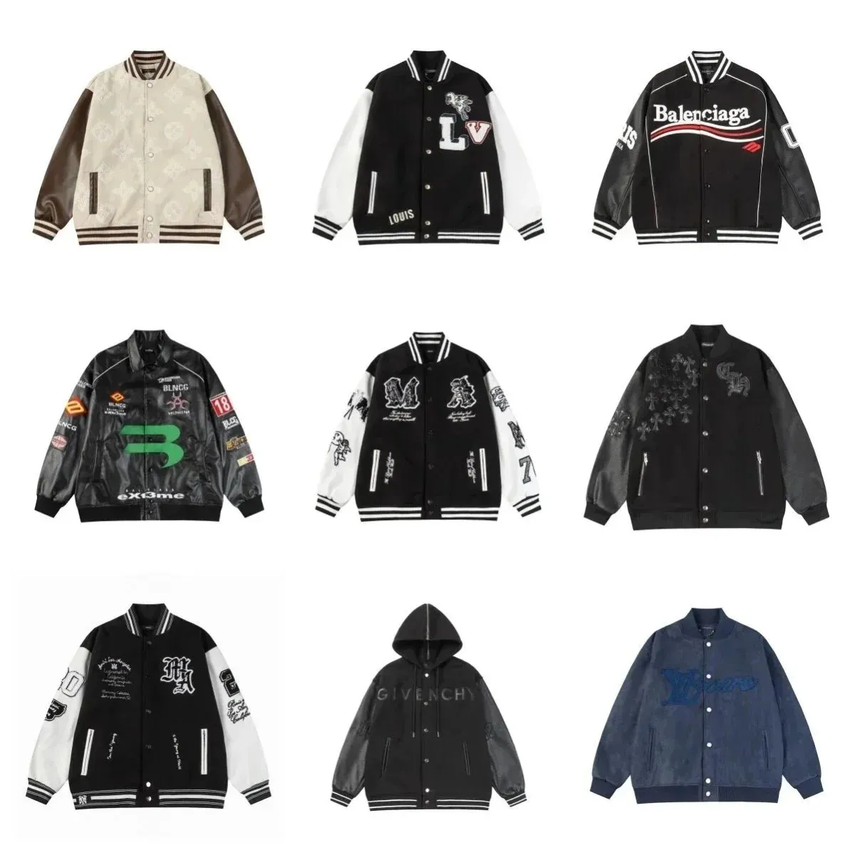 Luxury Brand Varsity Jackets [40 styles]