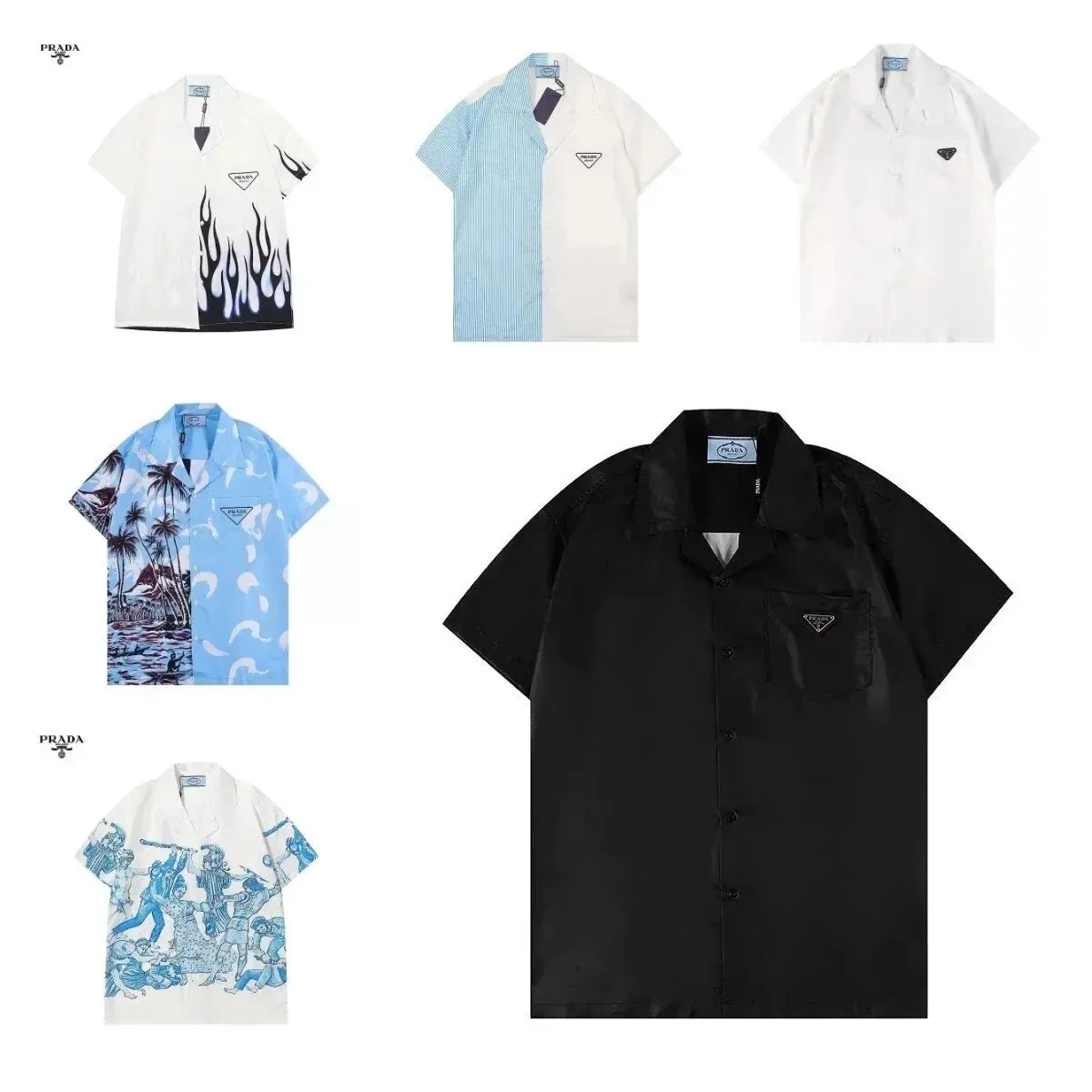 Prada Re-Nylon Short Sleeve Shirt [22 styles]