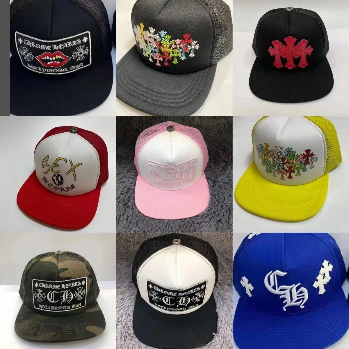 Chrome Hearts Trucker Hats [39 styles]