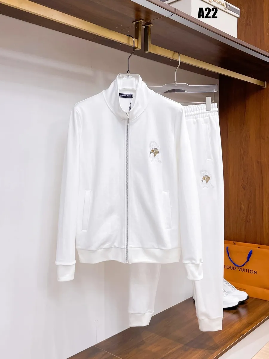 Stefano Ricci Eagle Embroidery Track Jacket and Pants Set