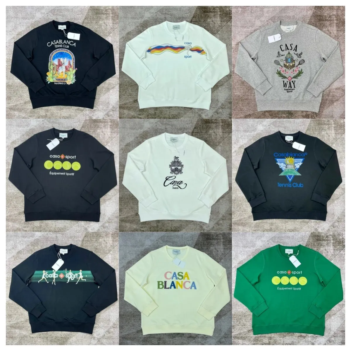 Casa Blanca Tennis Club Sweatshirts [40 styles]