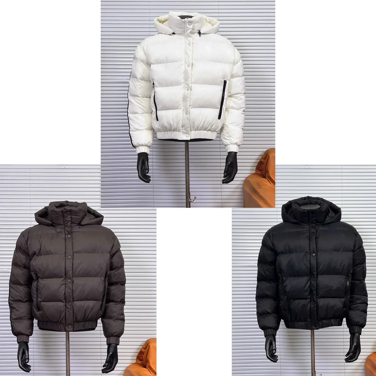 Puffer Hooded Jacket [3 styles]