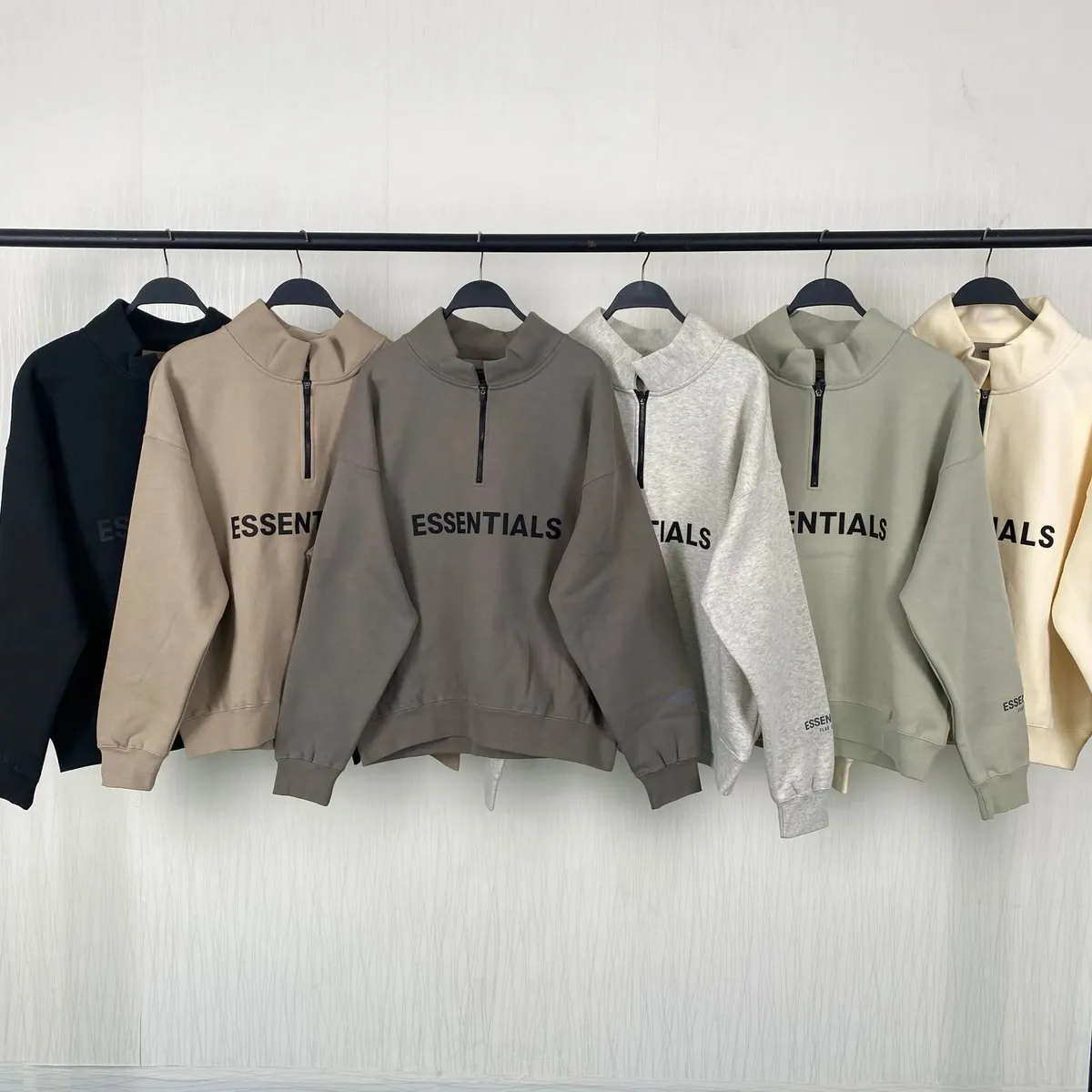 Fear of God Essentials Half-Zip Hoodie [6 styles]
