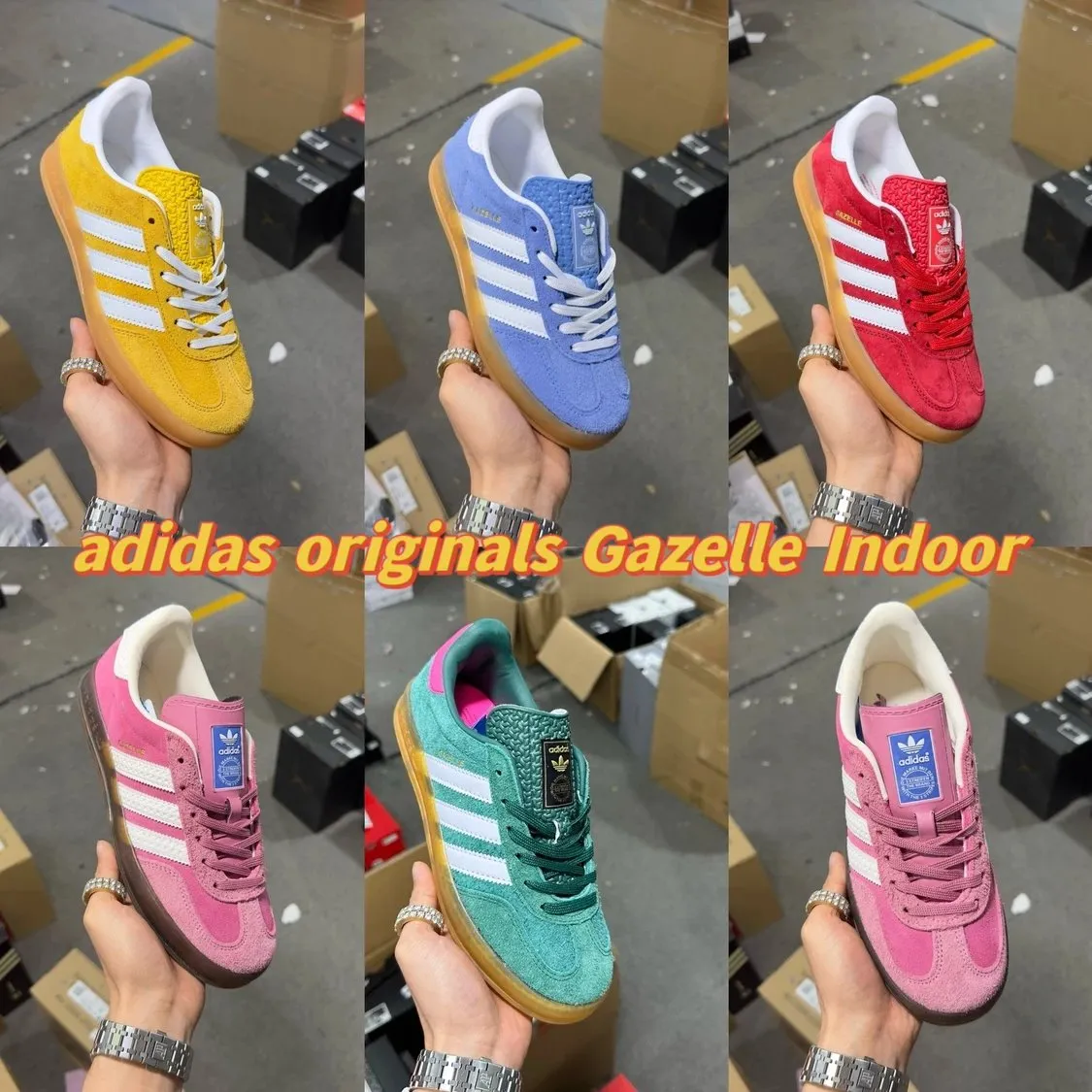 Adidas Originals Gazelle Indoor Sneakers [5 styles]