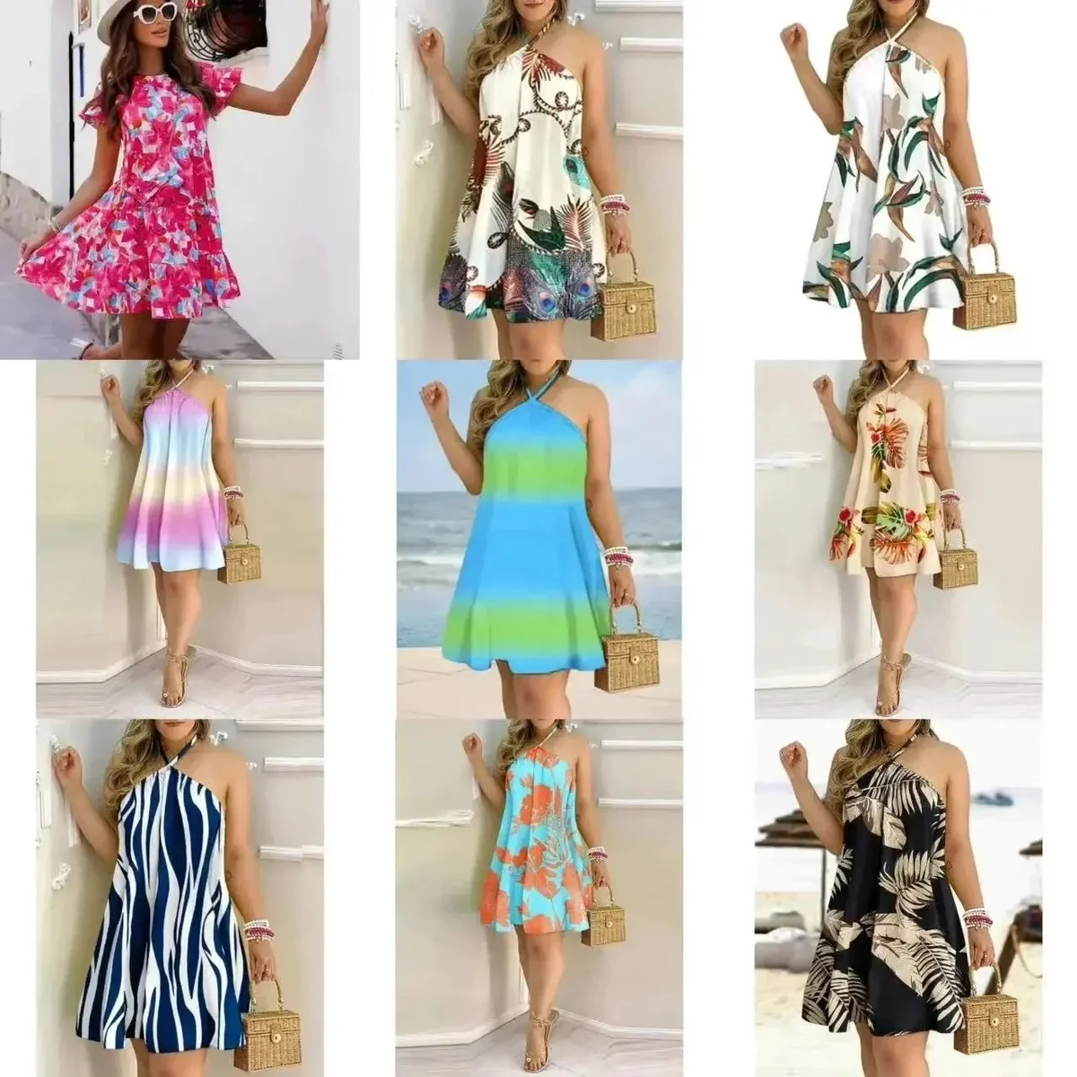 Halter Neck Summer Dresses [9+ Styles]