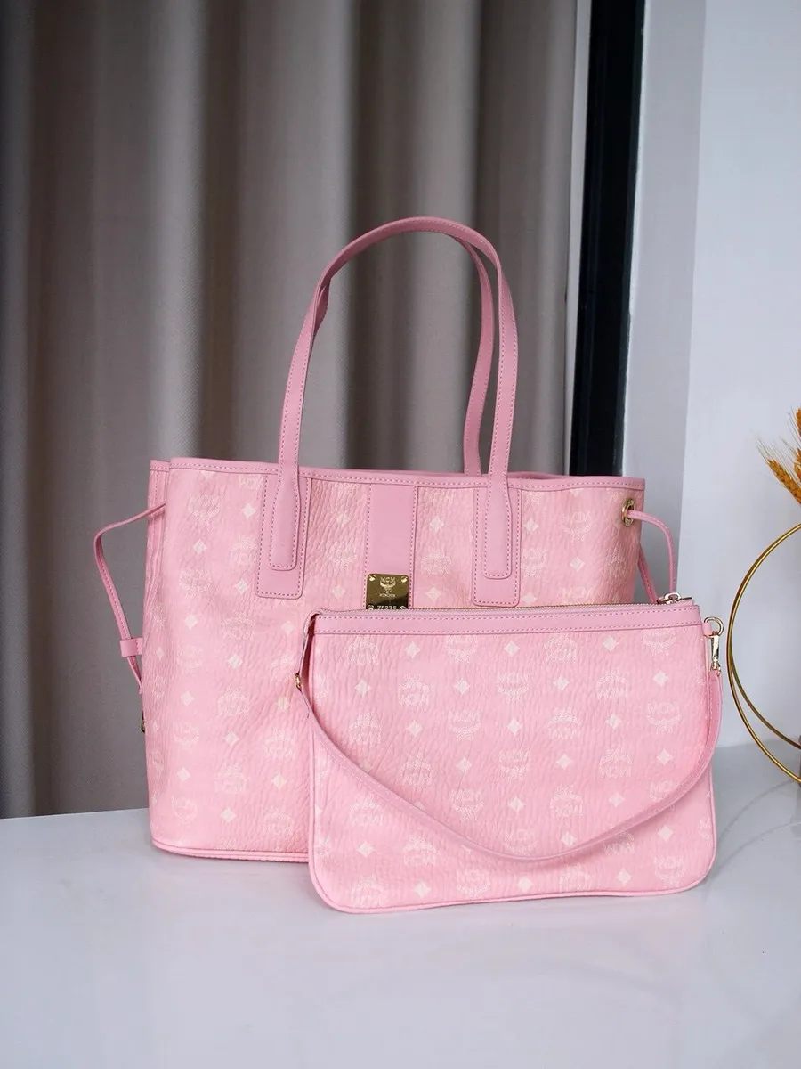 MCM Visetos Tote Bag with Clutch [1 style]