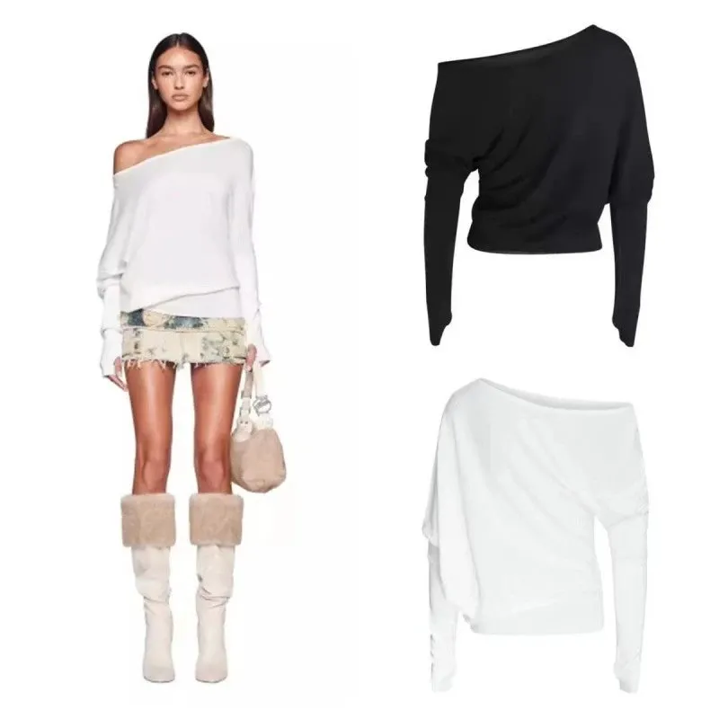 Off-Shoulder Sweater [3 styles]