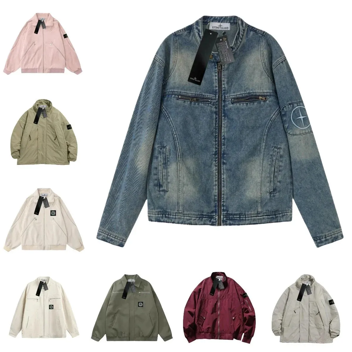 Stone Island Denim Jacket [38 styles]