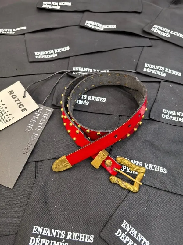 Enfants Riches Déprimés Studded Leather Belt