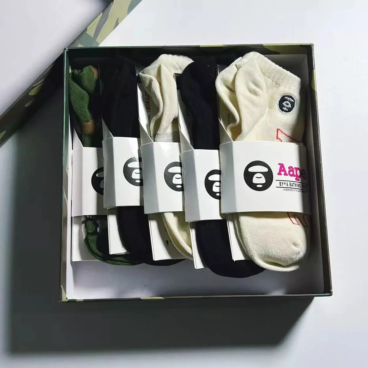 Aape Bape Ape Head Ankle Socks [1 style]