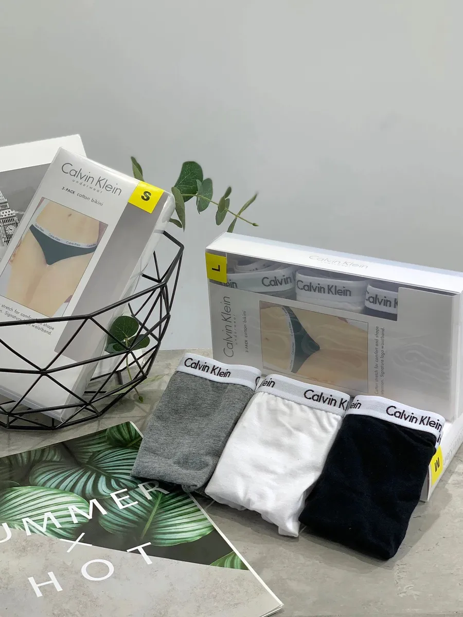 Calvin Klein Cotton Bikini Underwear 3-Pack [S, L Sizes Available]
