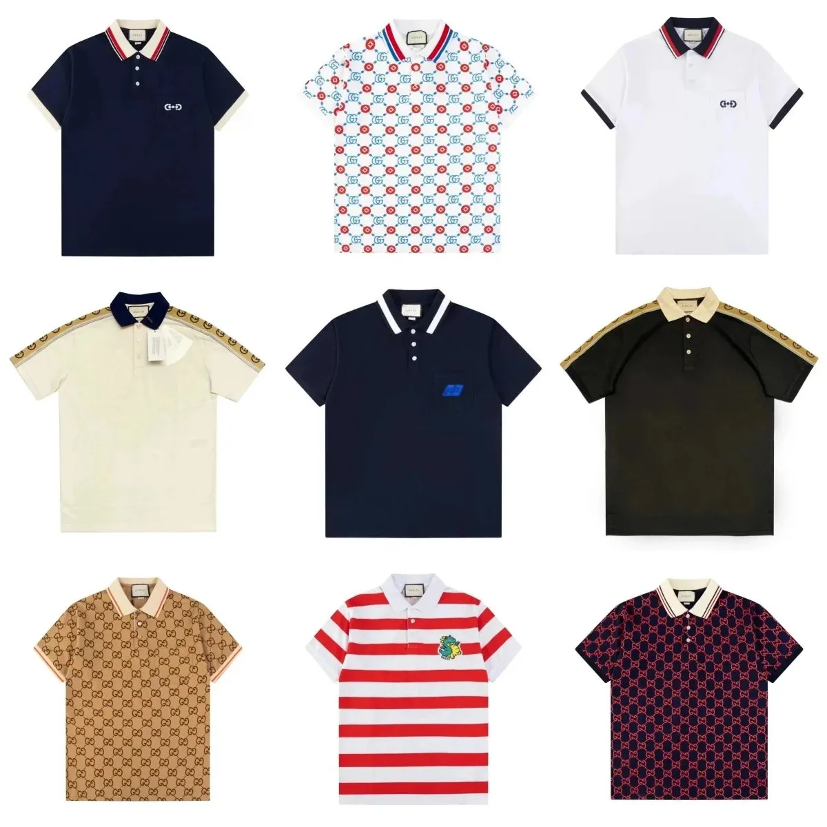 Gucci GG Supreme Polo Shirts [38 styles]