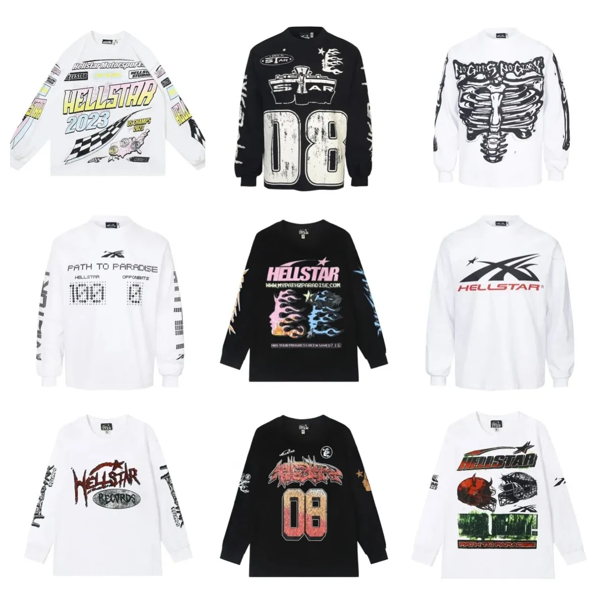 Hellstar Long Sleeve T-Shirts [36 styles]