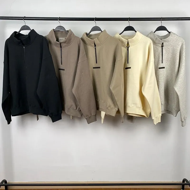 Half-Zip Mock Neck Sweatshirts [5 styles]