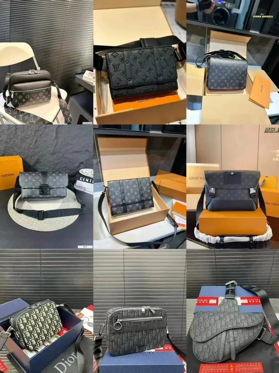 Louis Vuitton Monogram Messenger Bags / Dior Oblique Crossbody Bags [40 styles]