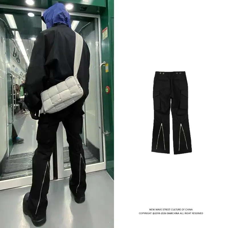 0668CHINA Cargo Pants with Side Zippers [1 style]