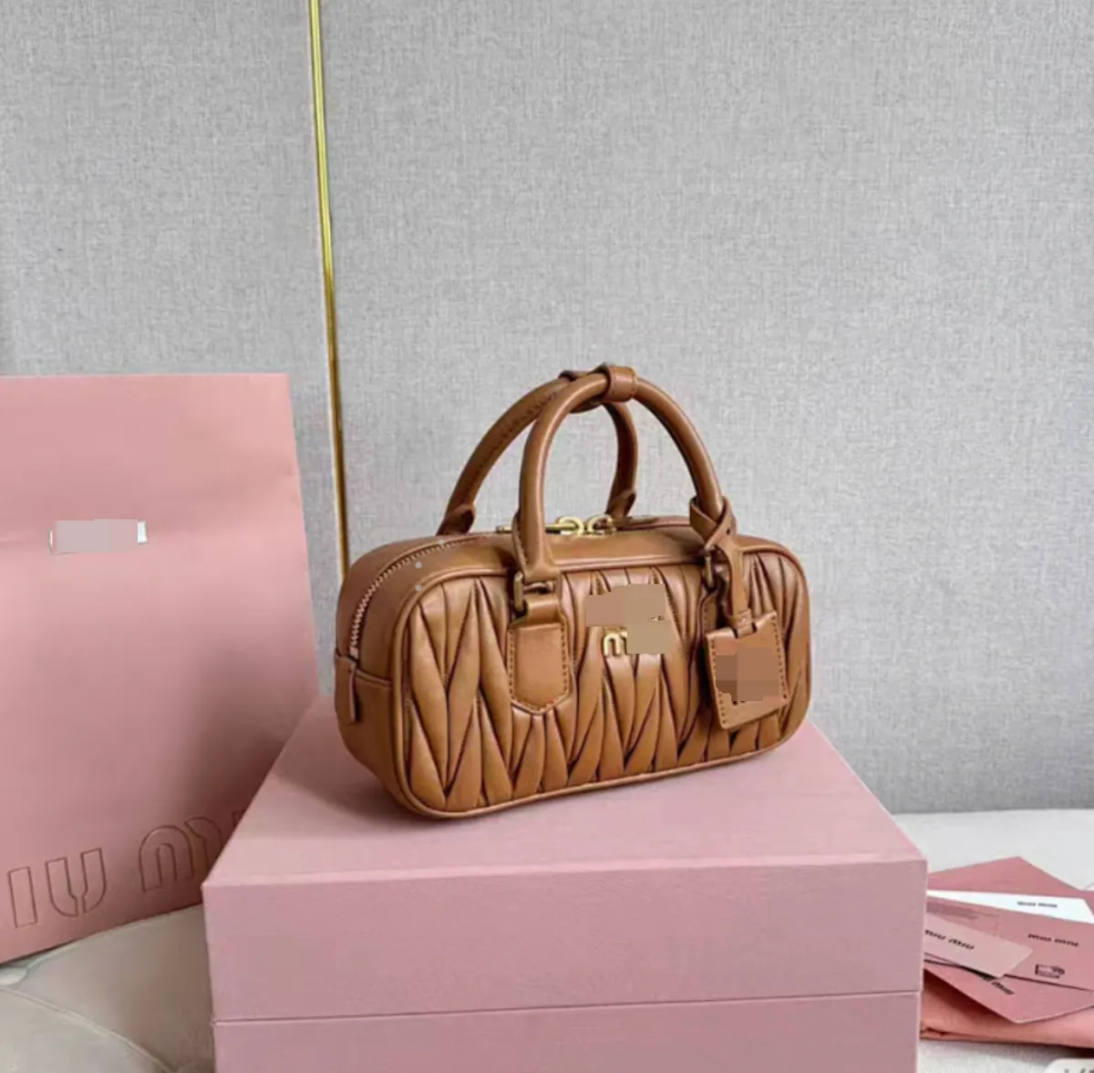 Miu Miu Matelassé Handbag [3 styles]