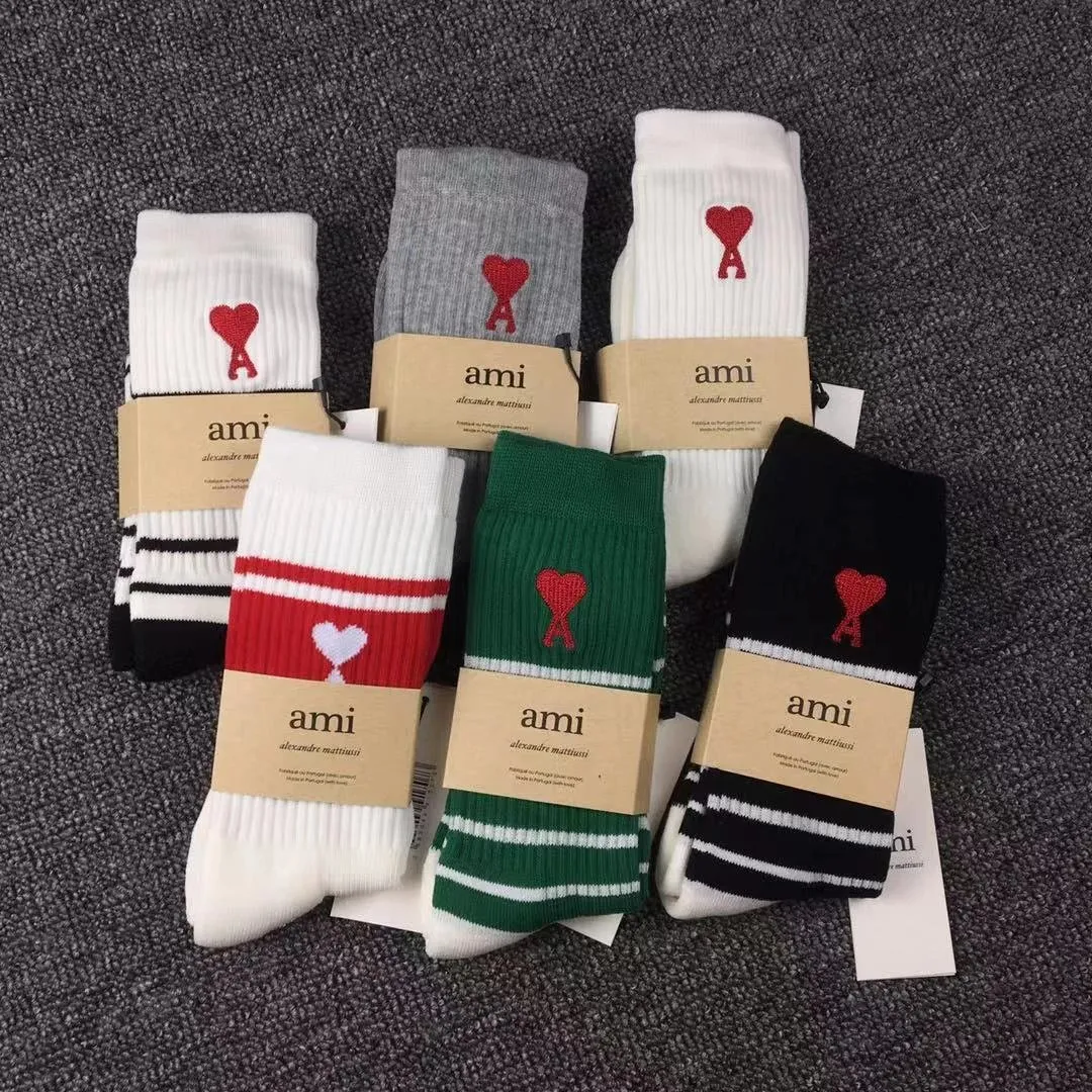 Ami Alexandre Mattiussi Heart Logo Socks [1 style]