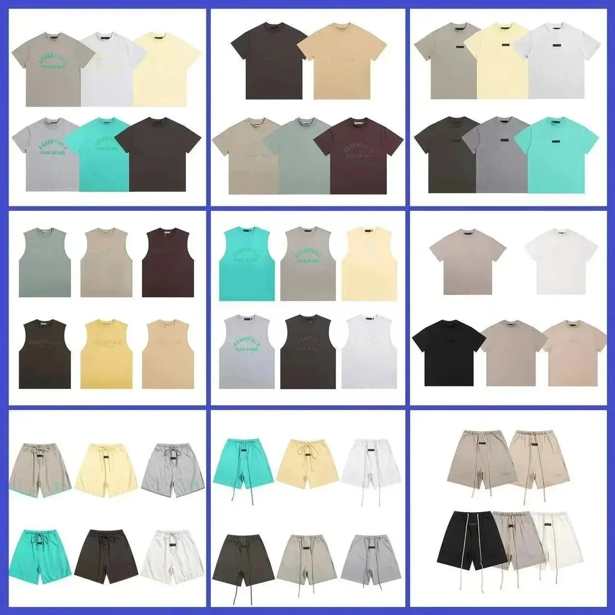 Fear of God Essentials T-Shirt/Shorts [40 styles]