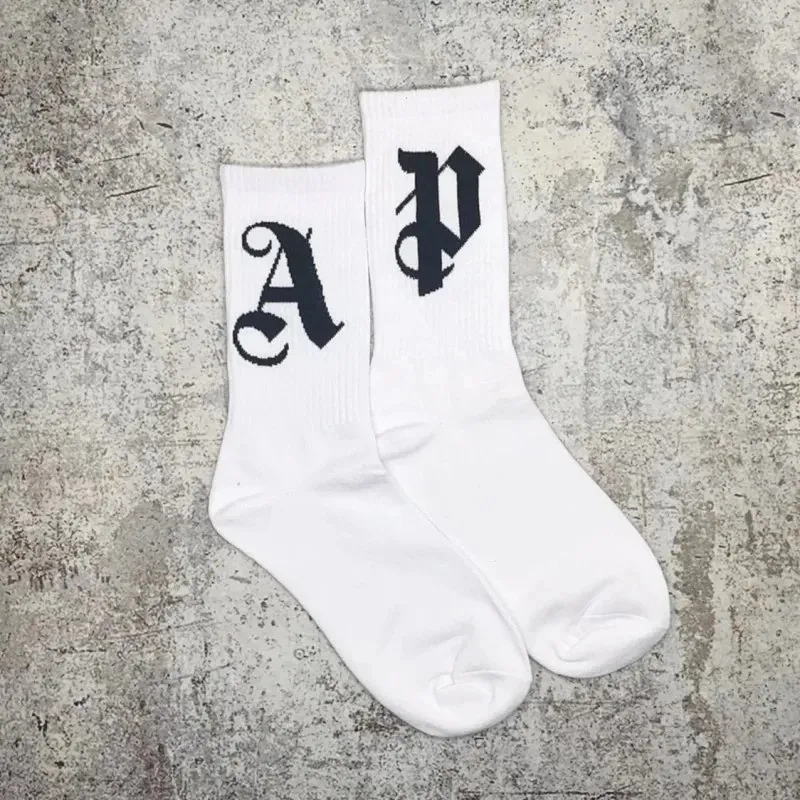 A.P.C. Letter Logo Crew Socks