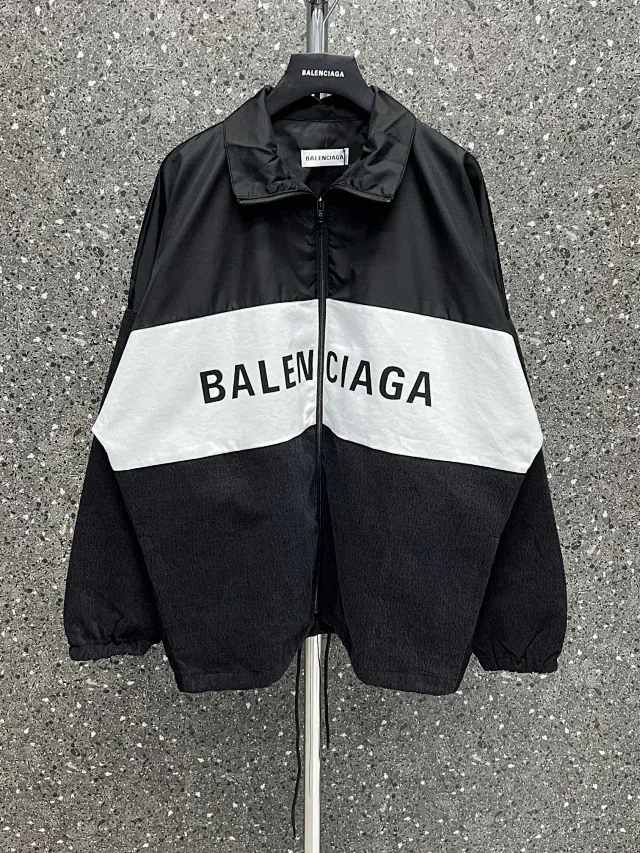 Balenciaga Logo Panel Jacket