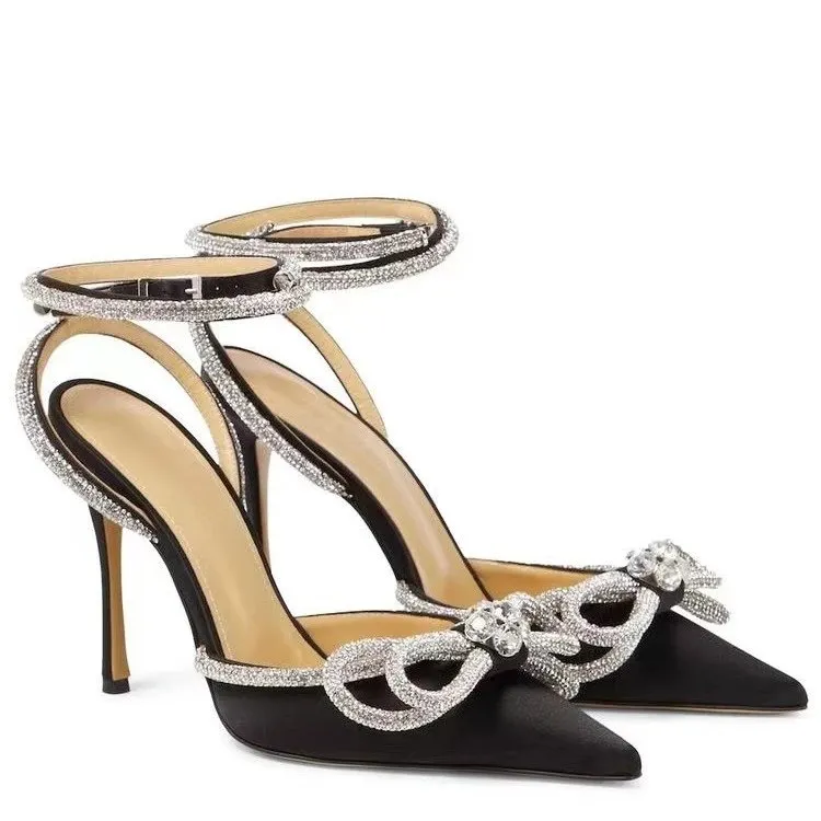 Designer Crystal Bow High Heels [6 styles]