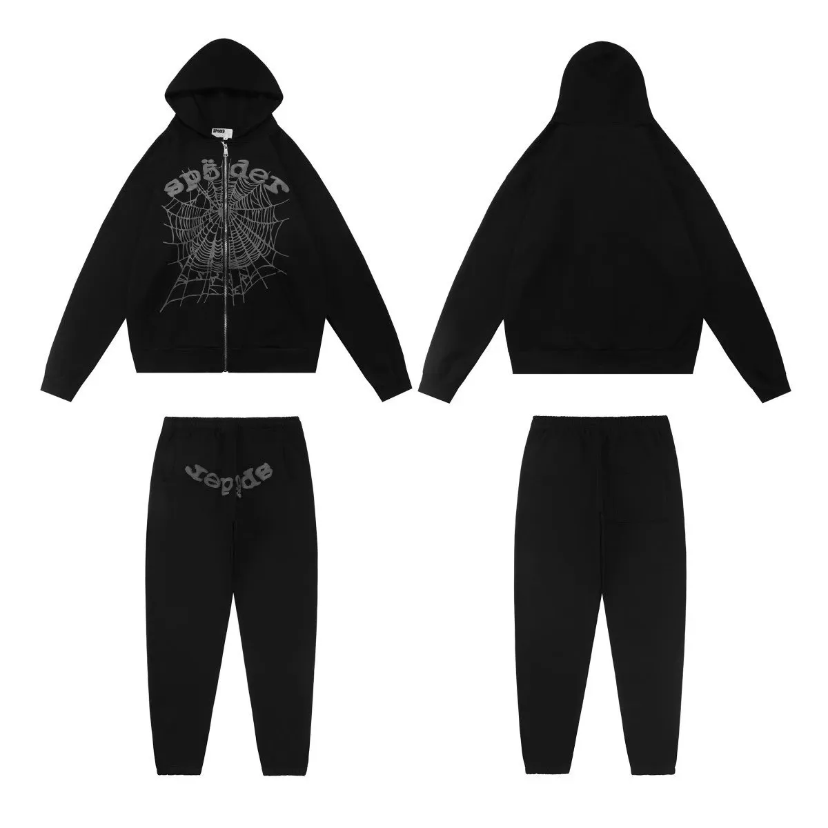 Spider Web Hoodie and Jogger Set [3 styles]