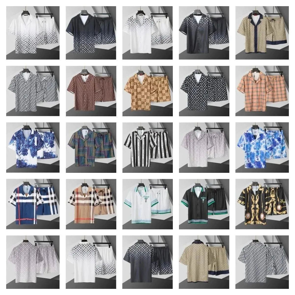 Luxury Brand Print Pajama Sets [40 styles]