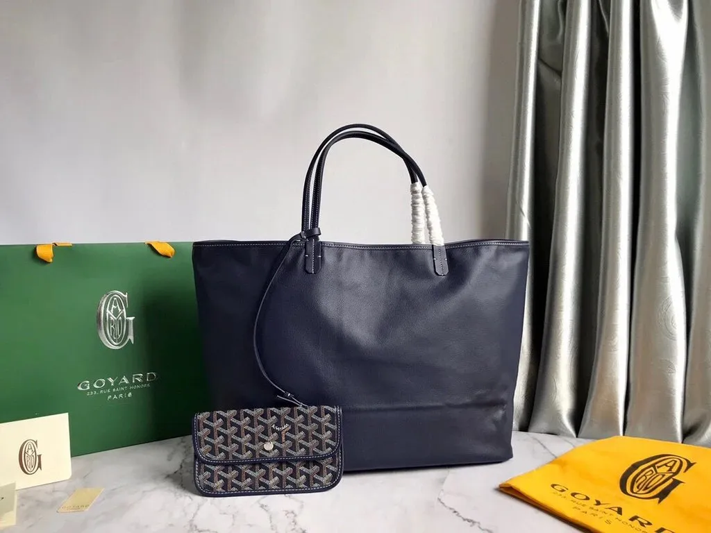 Goyard Saint Louis PM Tote Bag with Goyardine Wallet