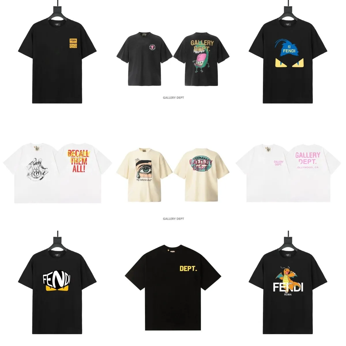 Fendi x Gallery Dept. T-Shirts [40 styles]