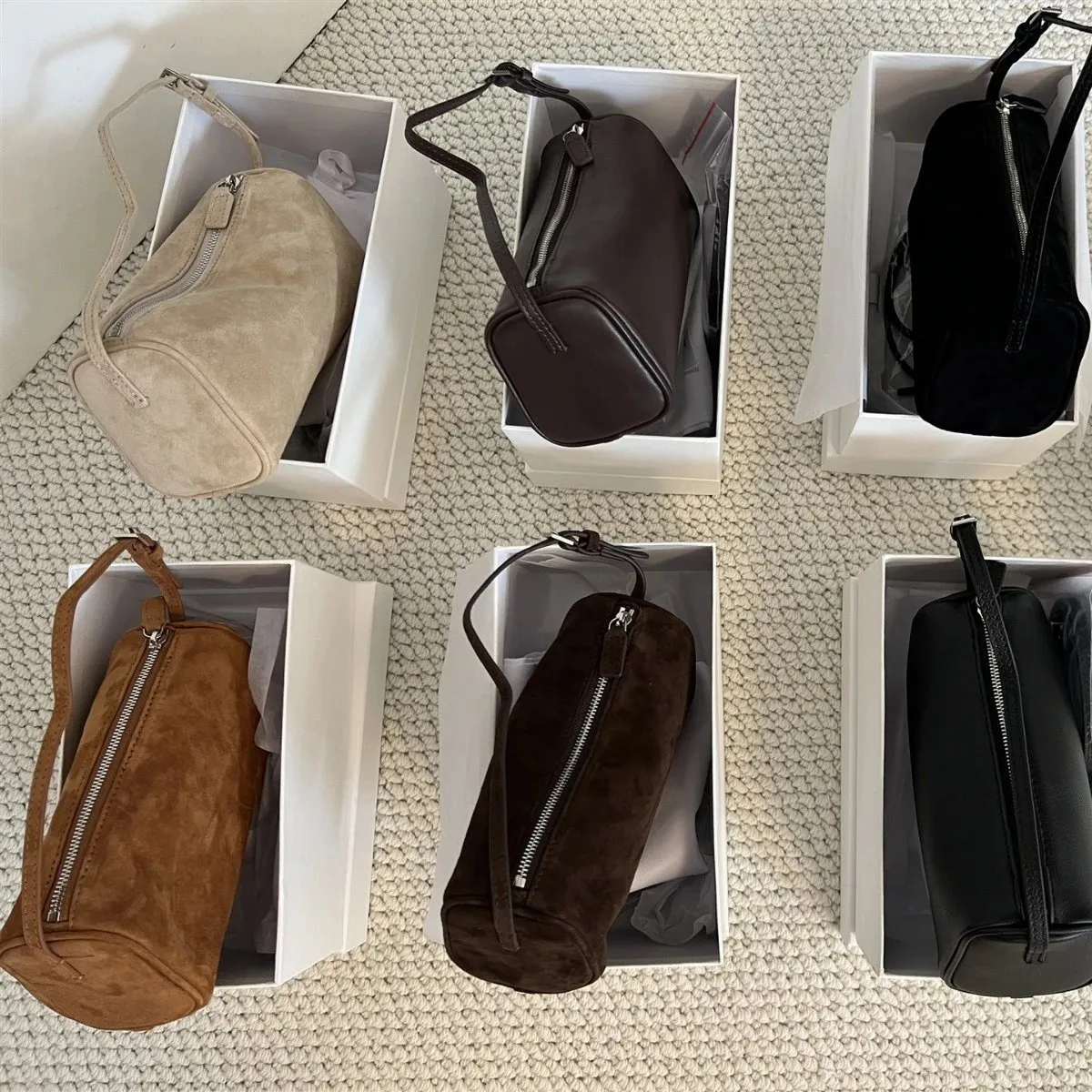 Minimalist Cylinder Crossbody Bags [13 styles]