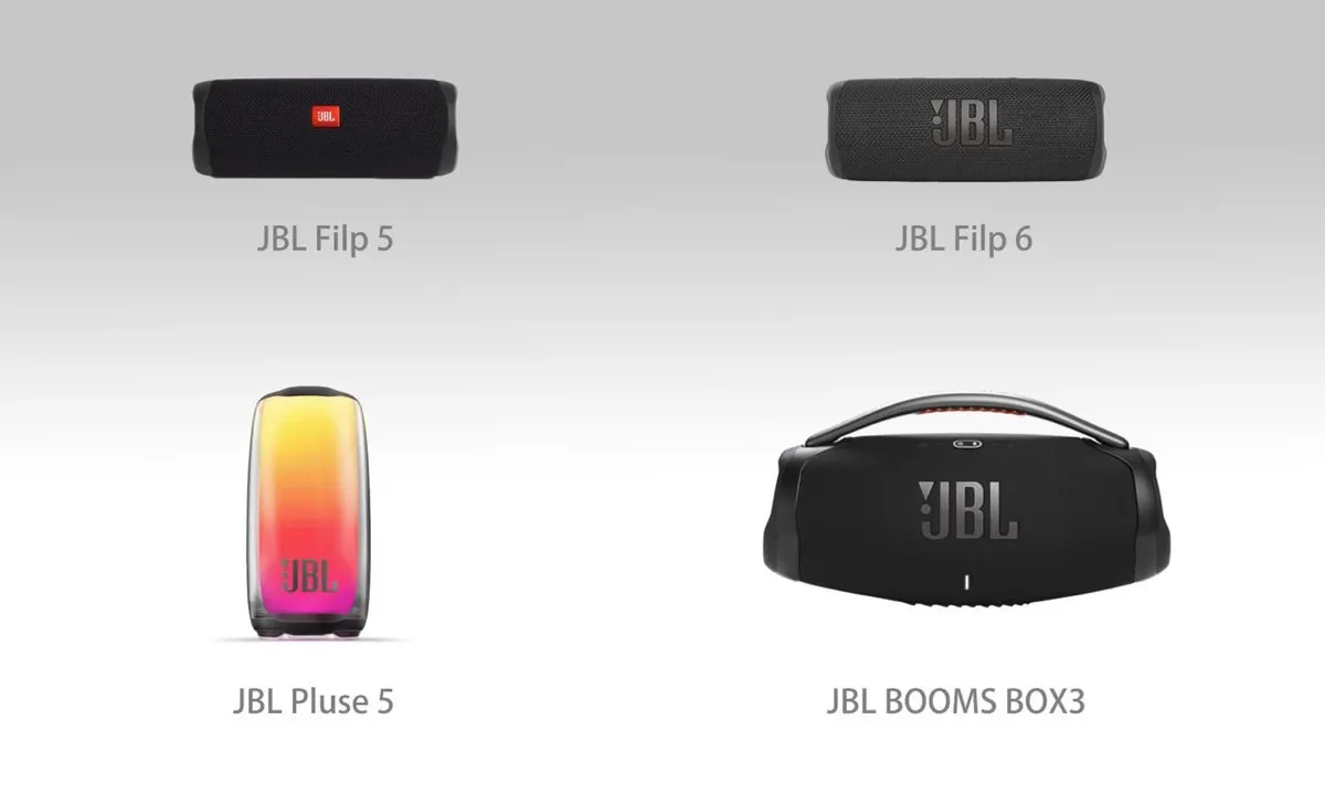JBL Filp 5, JBL Filp 6, JBL Pluse 5, JBL BOOMS BOX3 [30 styles]