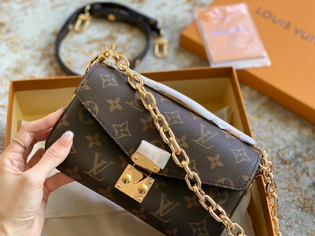 Louis Vuitton Dauphine Chain Shoulder Bag