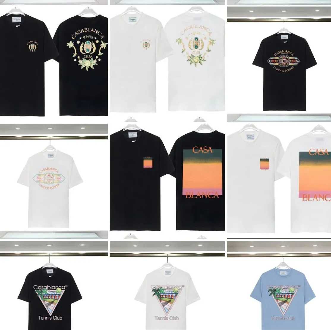 Casablanca Tennis Club T-Shirts [40 styles]