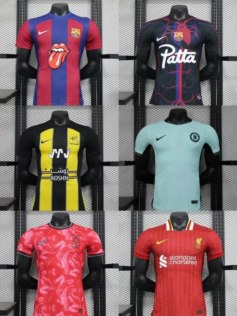 Nike FC Barcelona / Patta / Al Nassr / Chelsea / Korea / Liverpool Football Jerseys